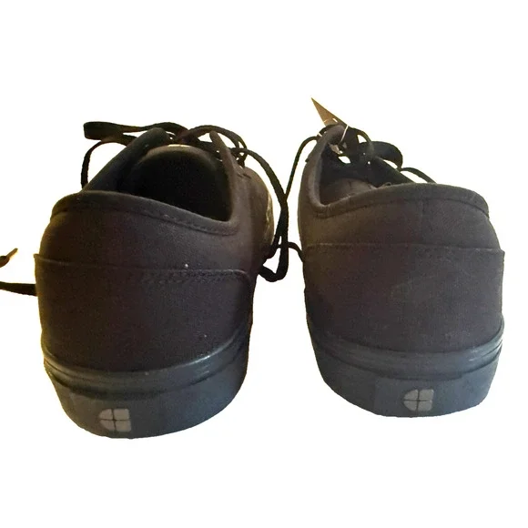 Shoes For Crews Merlin Canvas Work Sneakers Non-Slip Black Men’s 12 / Women's 13 - Picture 3 of 9